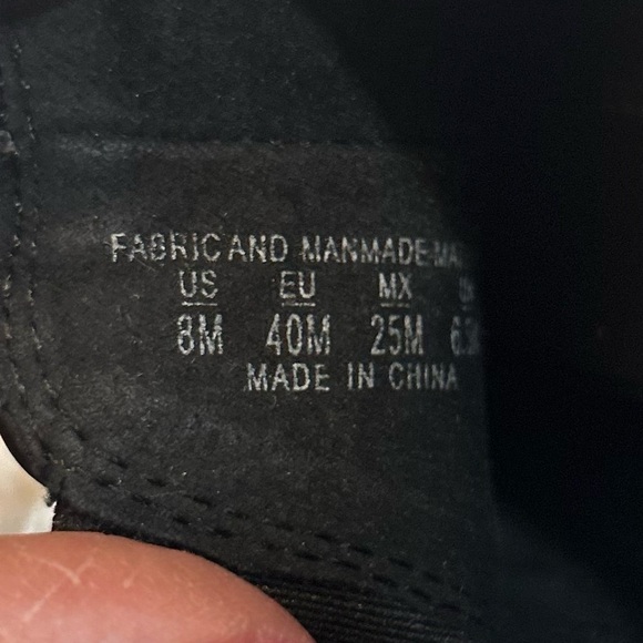 Metaphor Black Ankle Boots. Size 8. Cabincore. - Picture 6 of 8